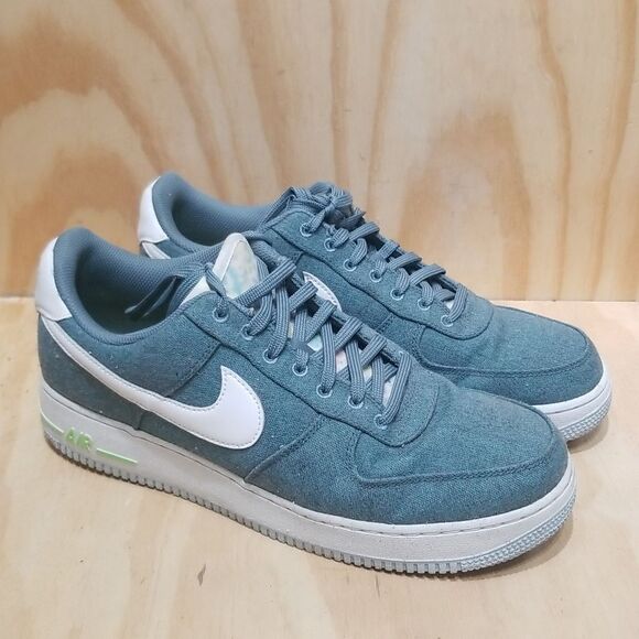 Nike Air Force 1 Low ‘07Canvas Ozone Blue Size 11 Men’s Gorgeous CN0866-001